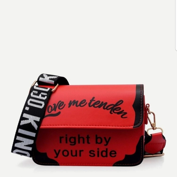 Handbags - NEW GRAPHIC PRINTED FLAP CROSSBODY BAG